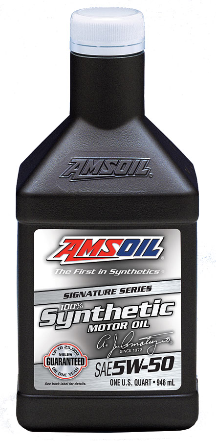 AMSOIL 5W-50 Signature Series synthetic oil
