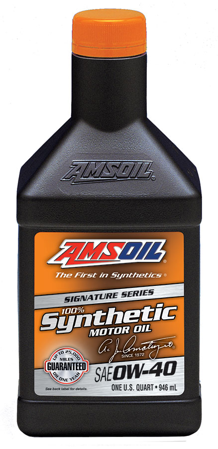 AMSOIL 0W-40 Signature Series synthetic oil