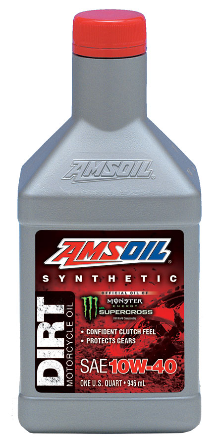 AMSOIL 10W-40 DB40 synthetic motorcycle dirt bike oil