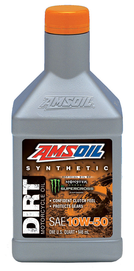 AMSOIL 10W-50 DB50 synthetic motorcycle dirt bike oil