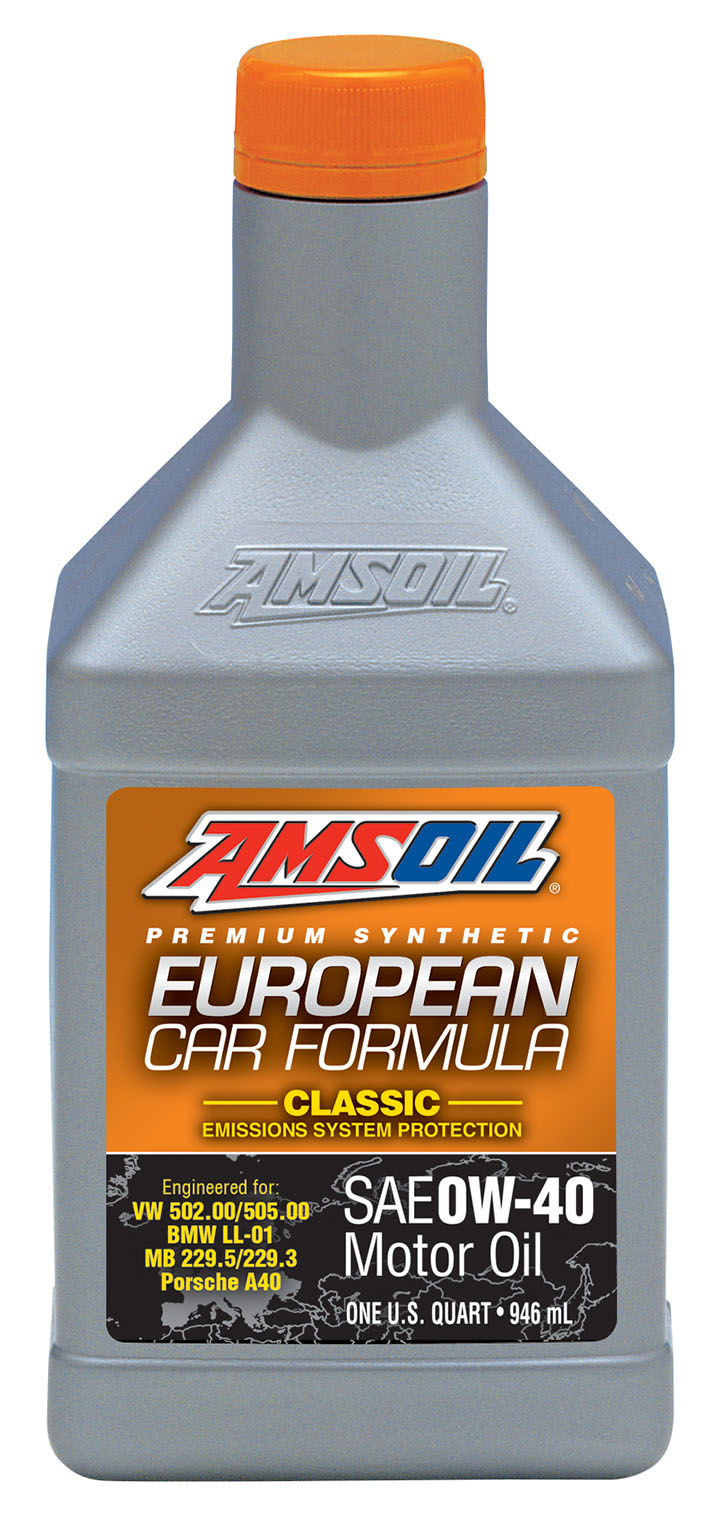 AMSOIL 0W-40 european synthetic oil full SAPS