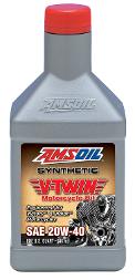AMSOIL 20W-40 V-Twin synthetic motorcycle oil